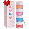 ANRCOLLECT Lip Mask Set, 3 Overnight Lip Mask +1 Lip Scrub, Gift Set for Lip Care, Overnight Intensive Treatment Revives & Hydrates, Lips Moisturizer Kit for Dry Cracked Lips, 4Pack Stocking Stuffer