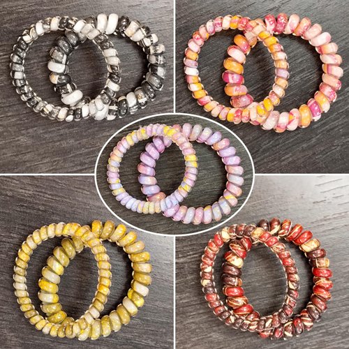 10Pcs Hair Ties No Damage HairTies for Women Ponytail Holders Hair Tie Hair Ties for Thick Hair Spiral Hair Ties Kitsch Hair Ties Hairties SP-6