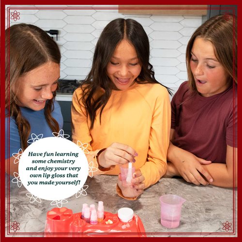 MindWare Science Academy Lip Balm Lab Kit | Includes 18pcs for DIY Lip Balms to Teach Kids & Teens Cosmetic Chemistry