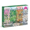 Galison Michael Storrings Dog Park in Four Seasons 1000 Piece Puzzle from Galison - Beautiful 1000 Piece Puzzle for Adults, Challenging and Fun, Thick and Sturdy Pieces, Great Gift Idea