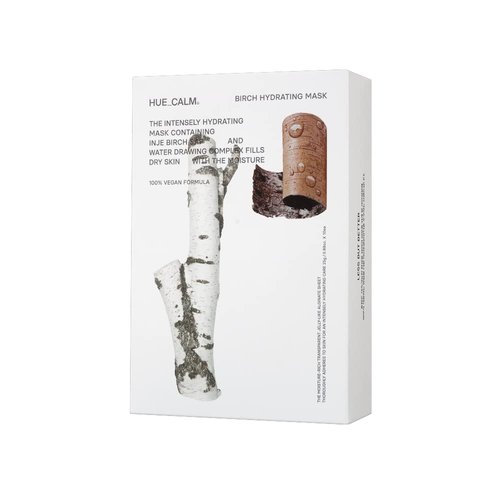 HUECALM Birch Hydrating Mask 10 EA, Moisturizing, Soothing, Hydrating, Tightening, Vegan, Korean Skincare, 10 EA