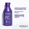 Redken Purple Shampoo with Violet Pigment, Blonde Hair Toner, Color Depositing Formula, 10.1 fl.oz.