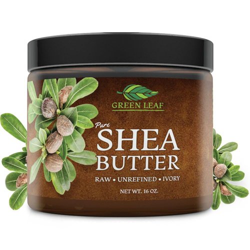 Shea Butter | Body Butter for Dry Skin |Body Butter for Women & Men | Shea Butter Lotion | Raw Shea Butter | Vitamin A Vitamin E | Facial Cleanser | Use DIY with Mango Butter Cocoa Butter or Aloe Vera