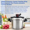 09905 Pressure Canner Sealing Ring,Replacement Gasket for Presto Pressure Cooker 01710 01740 01750 01770 01780 by FreeCat, Includes Automatic Air Vent & Overpressure Plug