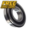 HD Switch 4 Pack Front Wheel Bearings fits John Deere AM102888 AM131046 Gravely 05435700 6205-2RSNR with HIGH Temp Grease