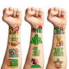100 PCS Football 1st Temporary Tattoos Birthday Party Decorations Favors Supplies Decor First Year Down Football Touchdown One Year Themed Stickers Gifts For Girls Boys Classroom School Prizes Reward