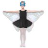 Niurui Kids Fairy Butterfly Wings Costume for Girls Halloween Toddler Dress Up Play Costumes with Butterfly Hair Clip Mask Christmas Party Favors Gifts（Blue & Red）