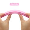 20 Pack Nail Buffers 100/180 Grit Washable Double Sided Nail Sanding Block File for Acrylic Natural Gel Nails, Pink