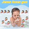 Hagusahuo 12PCS Little Jesus Rubber Ducks, Ducks for Jeeps Mini Jesus Jeep Ducks for Ducking, Bath Toy Gifts Jesus Party Favors for Kids, Churches Christian Decoration