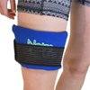 NatraCure Universal Cold Pack Ice Wrap - Cold Ice Pack w/Strap for Injuries - Reusable Cold Ice Pack for Shoulder, Neck, Head, Ankle, Leg, Foot, Hand, Wrist, Arm, Elbows & Ice Wrap for Knees - 2 PK