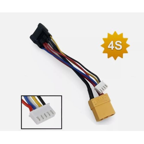 YTZ Outdoor 4S Balance Lead Charging Connector Cable Adapter for TRX 1/8 RC Car 190mm XT90