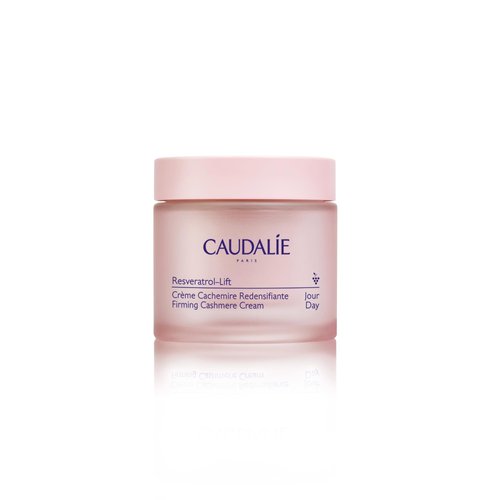 Caudalie Resveratrol Lift Retinol Alternative Firming Cashmere Cream, Anti-Aging Moisturizer with Resveratrol, Hyaluronic Acid & Vegan Collagen, Refillable Jar, 1.6 oz