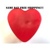 Valentines Heart All Natural Handmade Red Glycerin Soap Bar 3.5oz