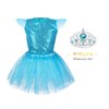 BIBUTY Kids Princess Dress Up Clothes for Little Girls, Pretend Play & Dress Up Princess Costume Set with Princess Dresses Crown for Little Girls, Princess Toys Gifts for 3-6 Toddler Little Girls