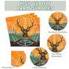 96Pcs Hunting Camo Party Supplies Oh Deer Hunting Birthday Party Decorations 350GSM Disposable Hunting Theme Birthday Tableware Set Camo Plates Napkins Forks for Outdoor Camping Picnic Decor Serves 24