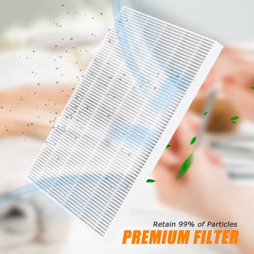 Gelpal Nail Dust Collector Replacement Filter 2 Pack, Reusable Dust Filter for Acrylic Nails with Filter, Electric Cleaner Nail Fan Dust collector for Nail Polishing, Low Noise, Home Nail Salon