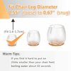 JoyLionKay Chair Leg Caps, Round Chair Leg Feet Wood Floor Protectors, Small (1/2" to 5/8")