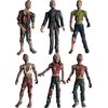PowerTRC Toy Zombie Action Figures with Movable and Detachable Joints | Mini Zombie Figurines | Great for Presents, Decoration, and Party Favors | Pack of 6, 4 Inches Tall Zombies