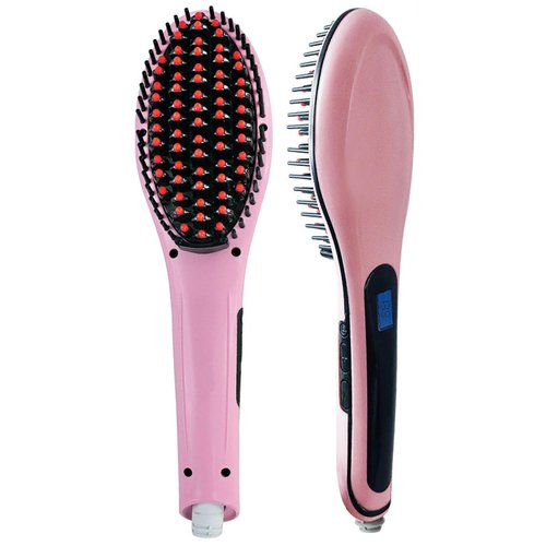 Professional Hair Straightener & Detangler Brush