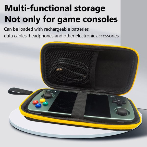 CBDYWVR EVA Hard Case Compatible with RG405M/RG351P/351M Handheld Game Console, Hard Carrying Case for RG405M/RG351P/351M Handheld Game Console Travel Storage Bag Case Only