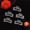Halloween Hair Claw Clips Cute Ghost Hair Clips for Thick or Thin Hair Strong Hold Hair Jaw Clips Halloween Hair Accessories Costume Cosplay Party Hair Barrette Big Glitter Ghost Claw Clips for Women
