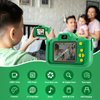 MYLORFUL Kids Camera, Cartoon Dinosaur Selfie Digital Camera Toys for Kids, Christmas Birthday Gifts for Boys Girls Age 3 4 5 6 7 8 9 10 11 12 Years Old, 32GB SD Card Included
