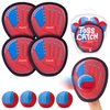 Toss and Catch Ball Game Set，Toddler Kids Baseball Glove Sticky Mitt，Toddler Sports and Outdoor Toys，Baseball Gifts for Boys 3 4 5 6 7 8-12 (4 Paddles 4 Balls)