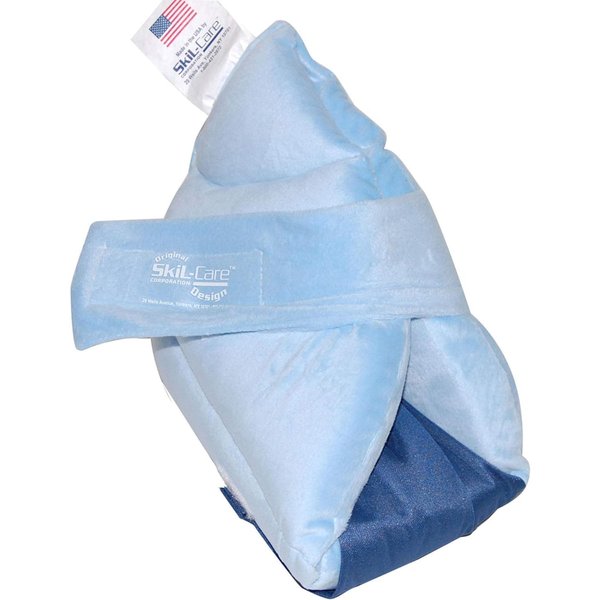 Skil-Care Ultra-Soft Fiber-Filled Heel Cushion - Seamless Construction, Low Shear Cozy Lining, Extra Padding, Moisture-Wicking Cover, Reusable, 503030