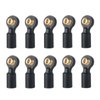 MORLORDY 10Pcs RC Plastic Tied Rod Ends Link Ball Joint Head Kit for 1/24 RC Crawler Car SCX24 Upgrades Accessories, A