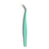 sawkit Eyelash Applicator Tool 1-pcs Lash Applicator Tool Set Lash Extension Tweezers,Stainless Steel Fiber Tip Isolation Tweezers Eyelash Extensions(Green T10-4G)