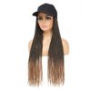 AliRobam Hat Wigs Baseball Cap with Senegalese Twist Braids Hair extensions Hat With Braided Hair attached for Black White woman (24inch, T27)