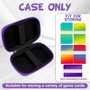 Meetikar Travel Card Games Case Compatible with Card Games Set, Card Case Compatible with UNO Card Case, Playing Card Case, Game Card Holder (Not Including Cards) (Purple)