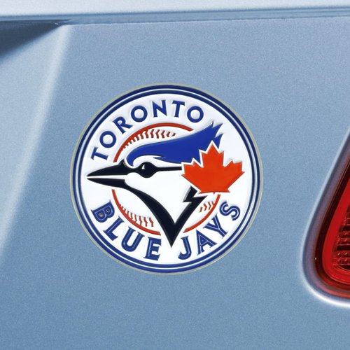 FANMATS 26741 Toronto Blue Jays 3D Color Metal Emblem, Diecut Team Logo Auto Emblem
