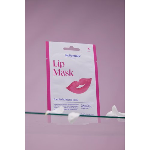 BioRepublic Skincare Moisturizing Lip Mask - Pucker Up Pout Perfecting Lip Mask - Smoothes & Conditions Lips - Pack of 12