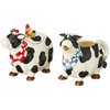 Appletree Design Barn Yard Cow Sugar and Creamer Set, 4-3/8-Inch, 4-1/2-Inch