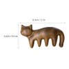 Cat Shape Wooden Scalp Massager for Hair Growth, Head Massager Scalp Relax, Sandalwood Comb