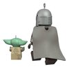 Hallmark Keepsake Christmas Ornaments 2023, The Mandalorian and Grogu LEGO Star Wars Minifigure, Set of 2, Gifts for Star Wars Fans