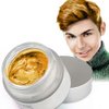 Mofajang Hair Wax Dye Styling Cream Mud, Natural Hairstyle Color Pomade, Washable Temporary, Gold