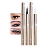 YEPYEPGO 2PCS Waterproof Liquid Eyeliner, White and Black Eyeliner Set, Quick Drying Long-lasting Eye Liner for Makeup, Cruelty-Free Eyeliner Liquid Set Smudge Proof Easy To Use