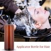 Cosywell Applicator Bottle for Hair Squeeze Bottle 2 Pack 16 Ounce Oil Bottles for Hair Dye Bottle with Cap PET Plastic Refillable Bottles Brown
