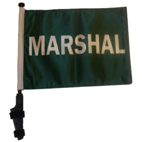SSP Flags Marshal Golf Cart Flag EZ On & Off Bracket