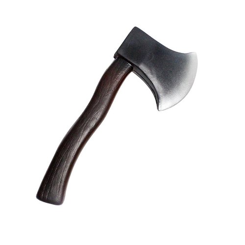 ONESWI Lumberjack Costume Prop Toy, Wood Look Hatchet Axe Props for Party, Halloween Axe Foam Hatchet Props Trick Props Fake Axes Halloween Costume Party