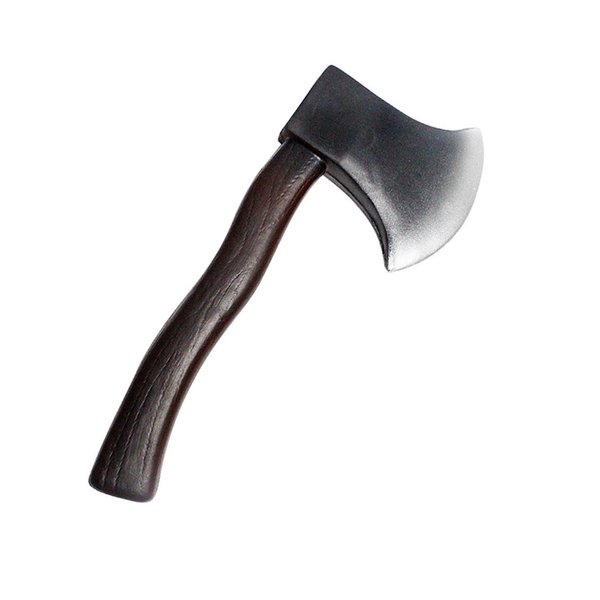 ONESWI Lumberjack Costume Prop Toy, Wood Look Hatchet Axe Props for Party, Halloween Axe Foam Hatchet Props Trick Props Fake Axes Halloween Costume Party