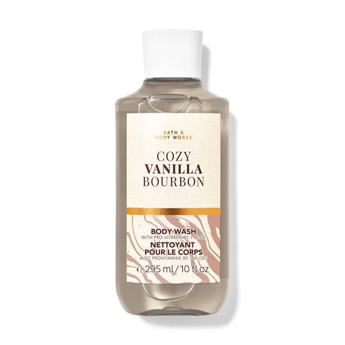 Bath & Body Works Signature Collection Shower Gel For Women10 fl oz (Cozy Vanilla Bourbon)