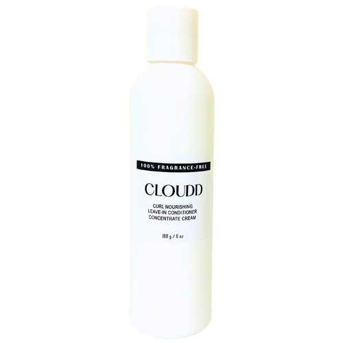 CLOUDD Curl Nourishing Leave-in Conditioner Concentrate Cream, Fragrance-Free and Essential Oil-Free
