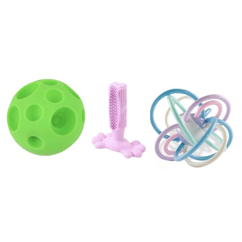 Pet Box Bundle: Assorted Toys for Dogs Pigs Rabbits Cats and Small Pets - Interactive Playtime Variety Pack with Treat Balls Snuffle Mats Games & Toys
