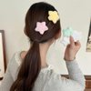 24 PCS Fluffy Star Hair Clips Yellow Star Hairpins Star Hair Clips Cute Hair Clips Fluffy Fuzzy Hair Clips Soft & Anti-slip Hair Decor Portable Small Hair Clips Y2k Accessories for Women