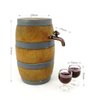 EatingBiting 1:12 Doll Mini House Christmas House Miniature Furniture Beer Barrel Cask Beer Keg Beer Mug 3Pcs Set (1 Beer Barrel & 2 Cup) Photography Props House Ornaments
