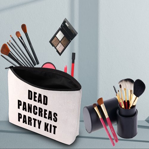 Dead Pancreas Party Kit Bag Diabetes Diabetic Supply Case Funny Diabetic Bag Gift (Dead Pancreas Party Kit)