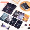 BWTY Best wishes to you Time Oracle Cards for Beginners with Meanings on Them 60 PCS Adventure Divine Timing Tarot Deck Set for Love, Energy, Soulmate, Work, Friendship, Spirit and Past Life.